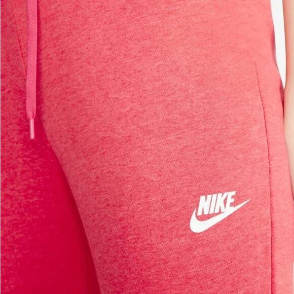 NEW Nike Club Fleece Leggings Women’s Size Medium Peach BV4087-622 Essentials - Picture 2 of 5